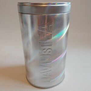 LARGE Davids Tea Holographic Tea Tin METAL Empty